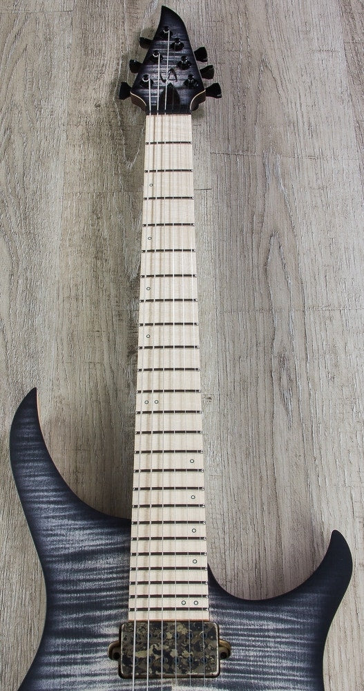 Skervesen 4AP Soul 6 Electric Guitar, Flamed Maple, Bare Knuckle Aftermath Pickups, Hiscox Case - Graphite Burst