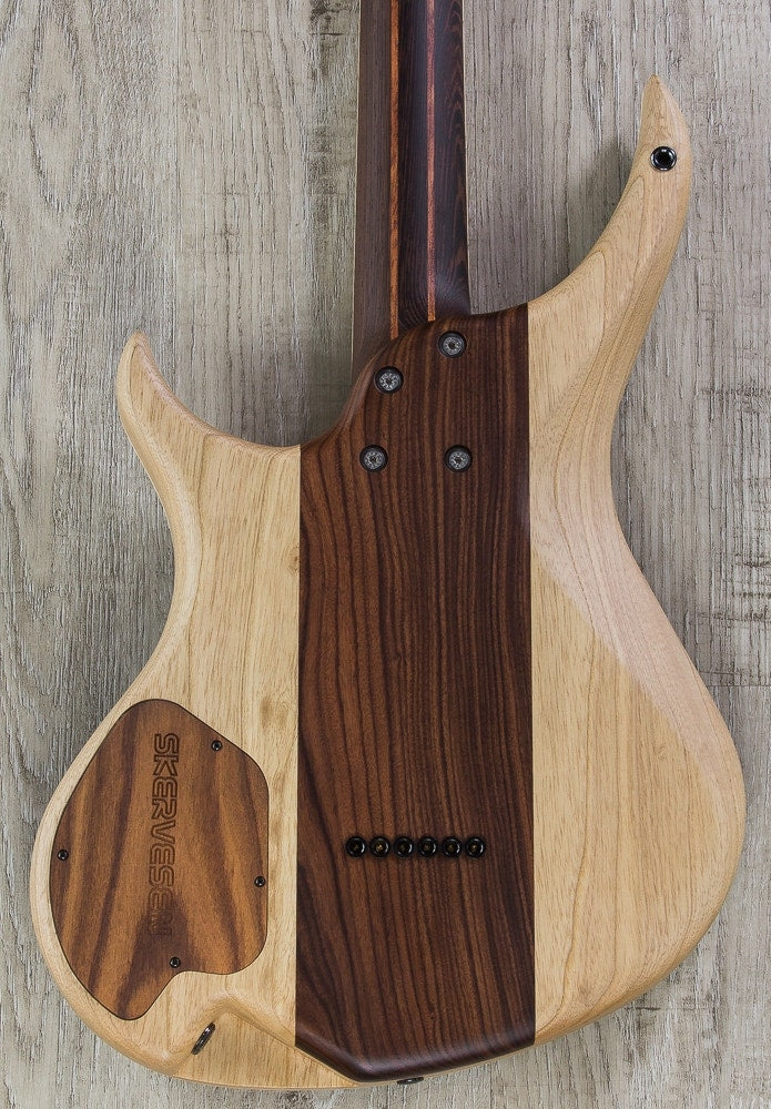 Skervesen 4AP Soul 6 Electric Guitar, Flamed Maple, Bare Knuckle Aftermath Pickups, Hiscox Case - Graphite Burst