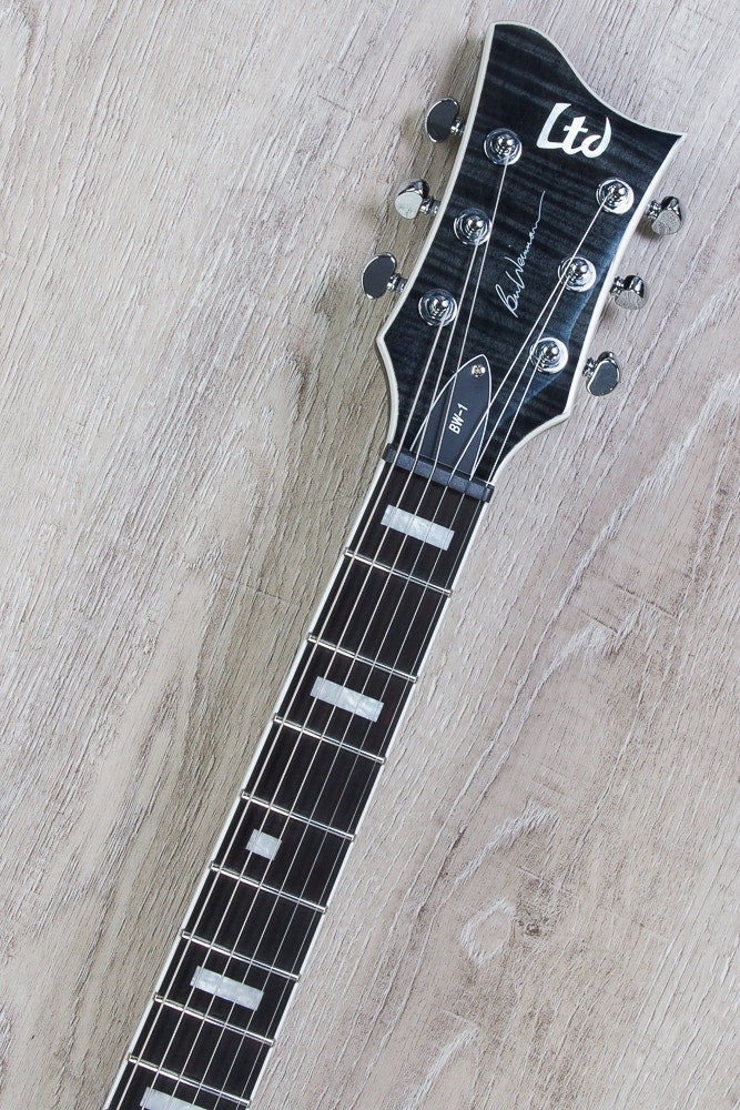ESP LTD BW-1 FM/ET Ben Weinman Signature Model Electric Guitar - See Thru Black Finish (B-STOCK)