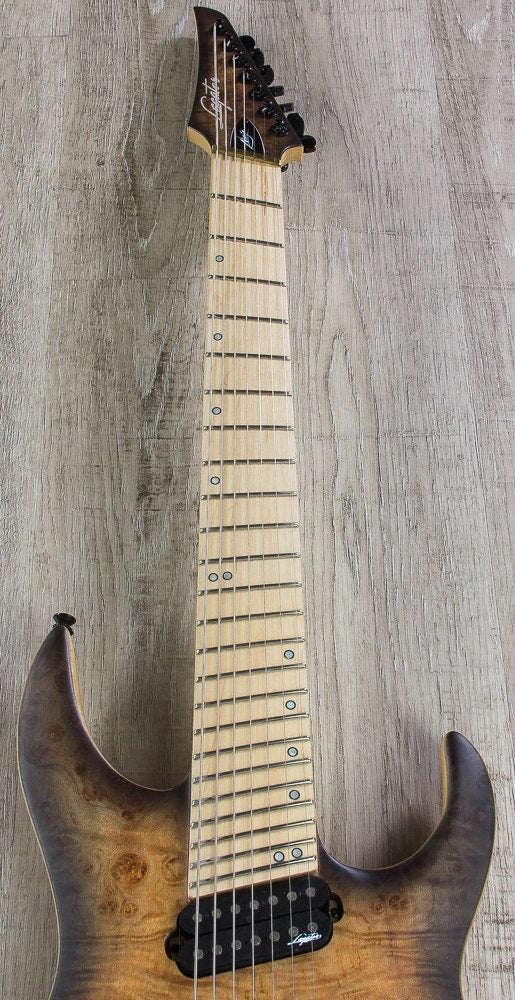 Legator NOD7 Ninja Overdrive 300-PRO 7-String Electric Guitar, Maple Fingerboard - Jupiter Burst Burl