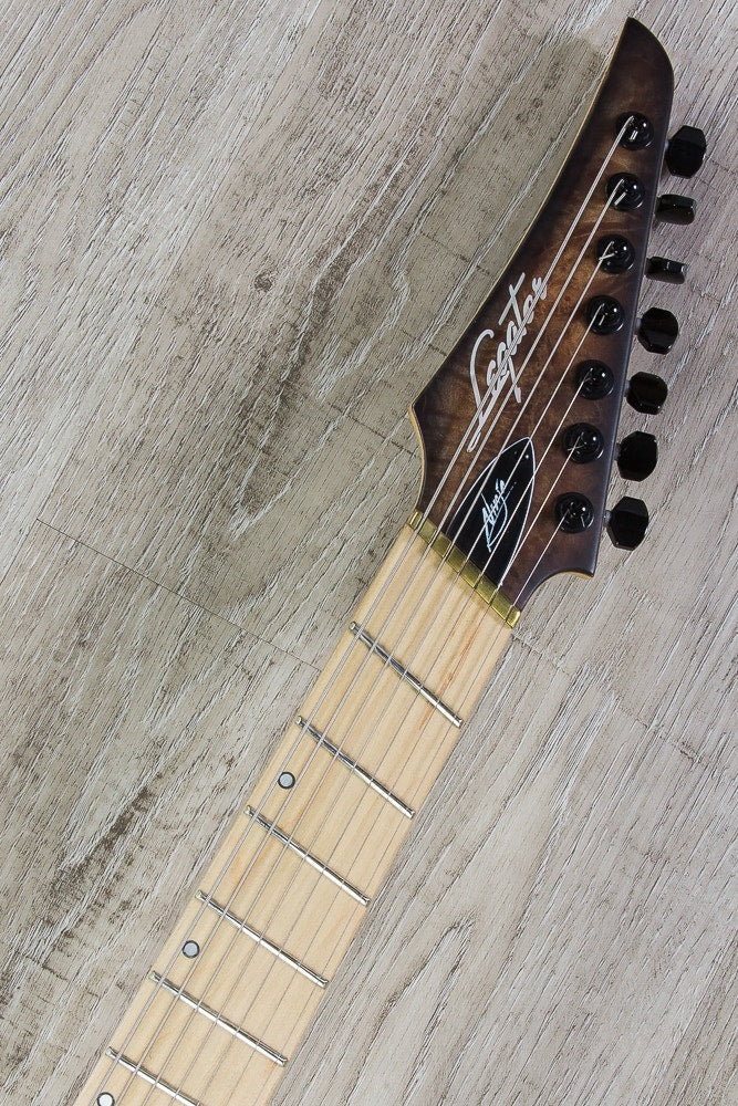 Legator NOD7 Ninja Overdrive 300-PRO 7-String Electric Guitar, Maple Fingerboard - Jupiter Burst Burl