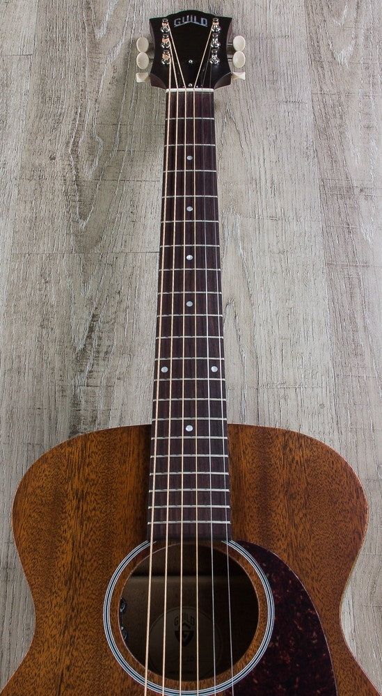 Guild M-20E Concert Acoustic-Electric Guitar, LR Baggs Pickup, Hardshell Case - Natural