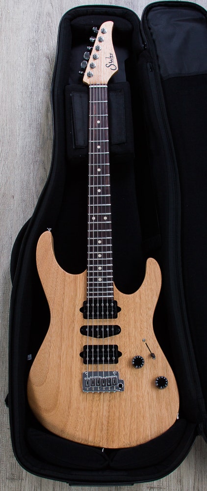 Suhr Modern Satin Electric Guitar, Indian Rosewood Fingerboard, 510 Gotoh Bridge, HSH - Natural Satin