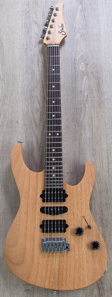 Suhr Modern Satin Electric Guitar, Indian Rosewood Fingerboard, 510 Gotoh Bridge, HSH - Natural Satin
