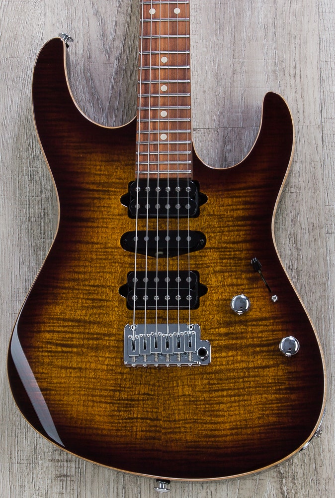 Suhr Modern Pro Electric Guitar, Pau Ferro Fingerboard, Flamed Maple Top, 510 Gotoh Bridge, HSH - Bengal Burst