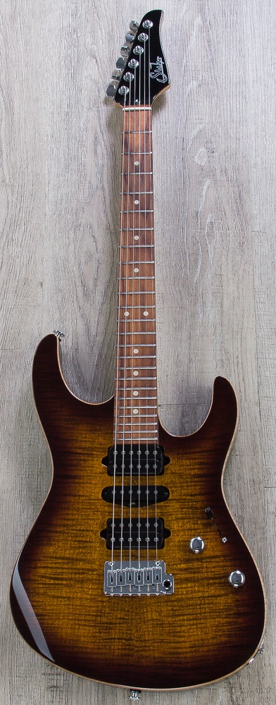 Suhr Modern Pro Electric Guitar, Pau Ferro Fingerboard, Flamed Maple Top, 510 Gotoh Bridge, HSH - Bengal Burst