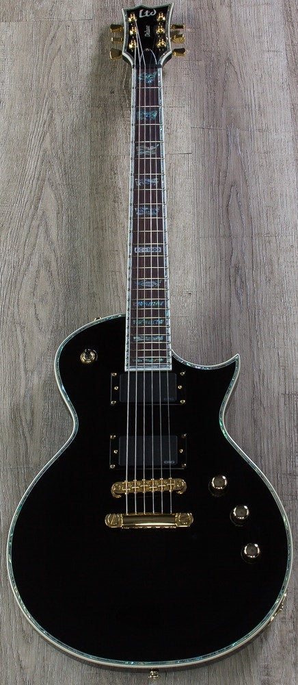 ESP LTD EC-1000 Electric Guitar, Rosewood Fingerboard, EMG Pickups - Black