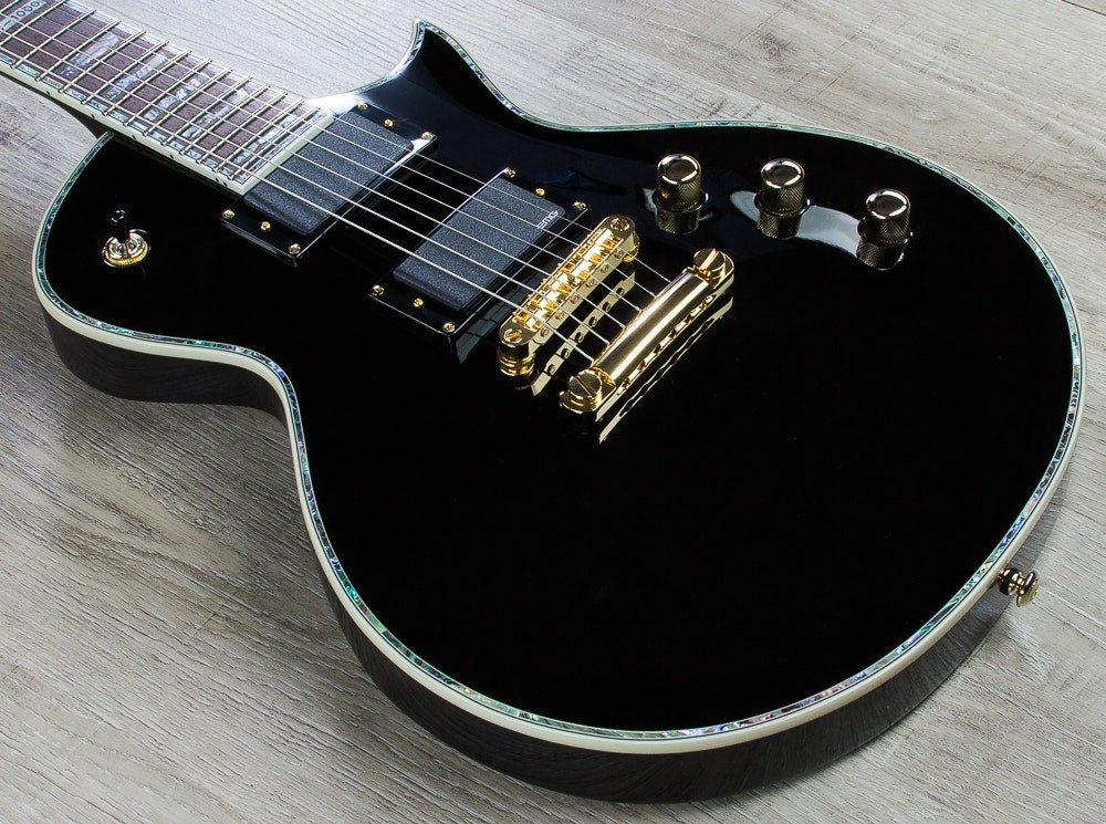 ESP LTD EC-1000 Electric Guitar, Rosewood Fingerboard, EMG Pickups - Black