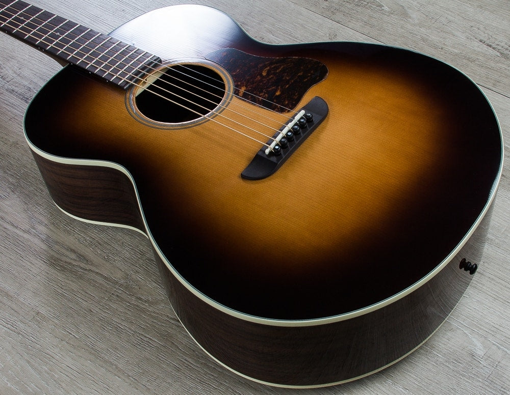 Washburn RSG200SWVSK Revival Solo Deluxe Acoustic Guitar with Hardshell Case - 39 Vintage Sunburst