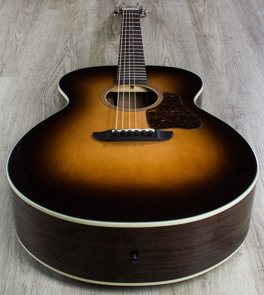 Washburn RSG200SWVSK Revival Solo Deluxe Acoustic Guitar with Hardshell Case - 39 Vintage Sunburst