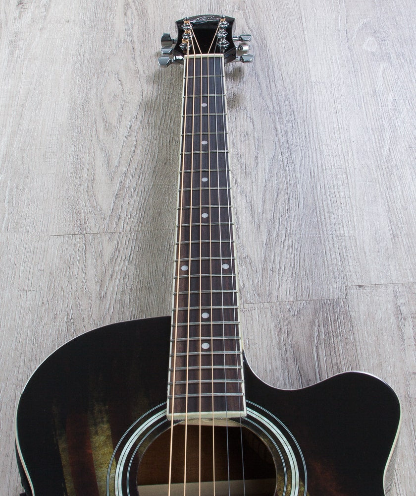 Oscar Schmidt OG10CEFLAG Acoustic-Electric Guitar - American Flag