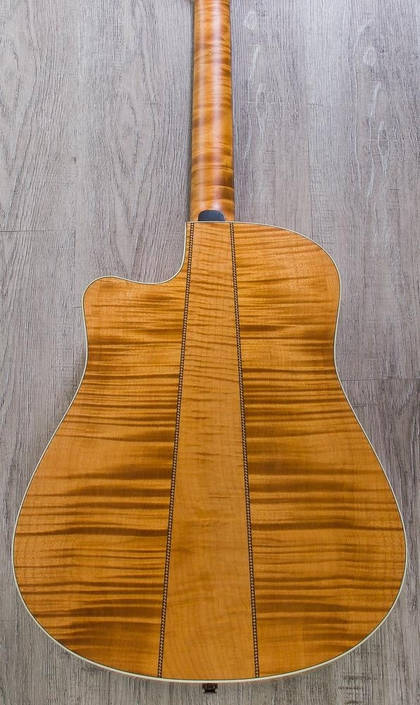 Seagull Artist Cameo Cutaway Element Acoustic-Electric Guitar with Deluxe TRIC Case - Natural Satin