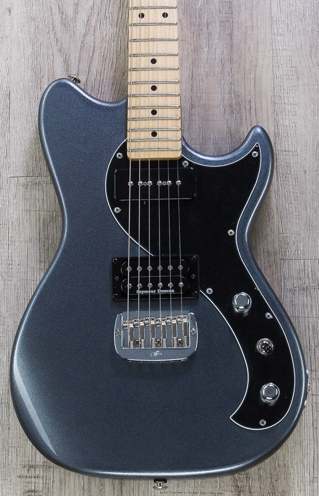 G&L USA Fallout Electric Guitar, Maple Fingerboard - Graphite Metallic