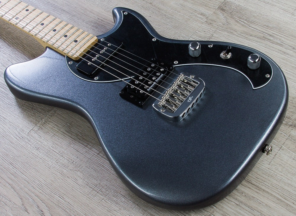 G&L USA Fallout Electric Guitar, Maple Fingerboard - Graphite Metallic