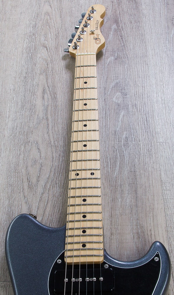 G&L USA Fallout Electric Guitar, Maple Fingerboard - Graphite Metallic