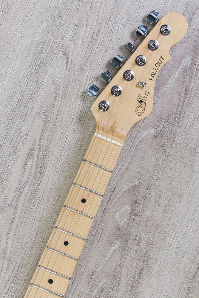 G&L USA Fallout Electric Guitar, Maple Fingerboard - Graphite Metallic