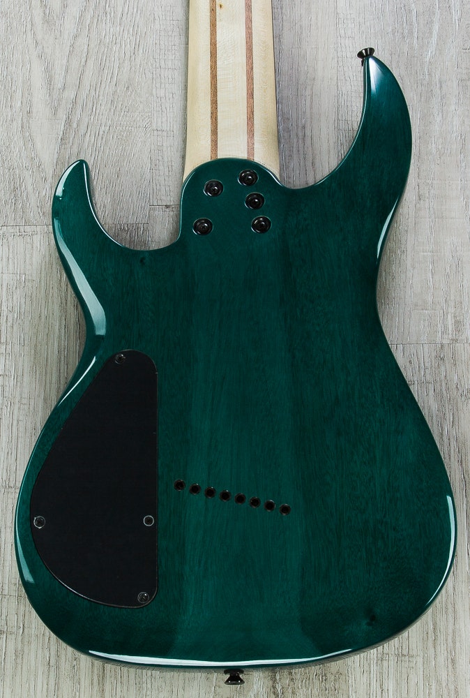 Legator Ninja R 200-SE Fanned Fret 8-String Electric Guitar - Teal Burl