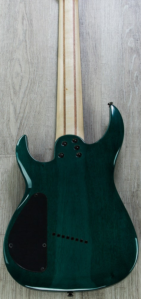Legator Ninja R 200-SE Fanned Fret 8-String Electric Guitar - Teal Burl