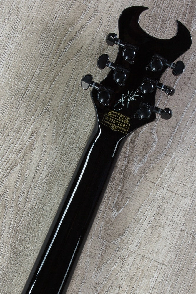 Schecter Synyster Gates Custom Electric Guitar with Duncan Designed SH-8 Invader Pickups (Black/Silver)