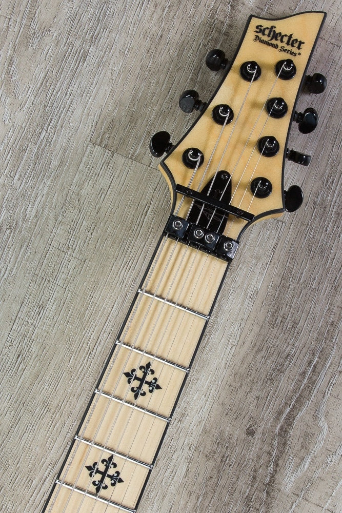 Schecter JL-7 FR Jeff Loomis Signature 7-String Electric Guitar, Floyd Rose - Gloss Black