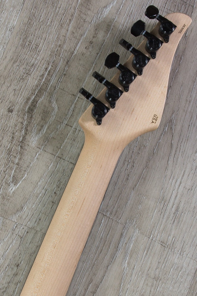 Suhr 80's Shred MKII Electric Guitar, Ebony Fingerboard, Hard Case - Tiger Stripe (JS3U0L)