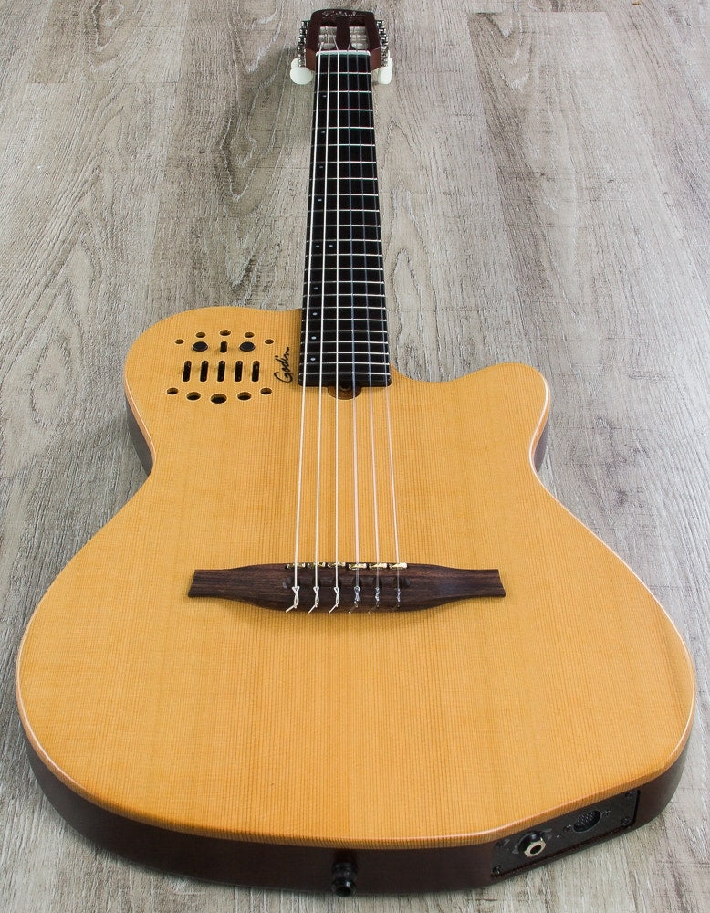 Godin MultiAc ACS SA Nylon String Acoustic‑Electric Guitar with Bag - Natural SG (B-STOCK)