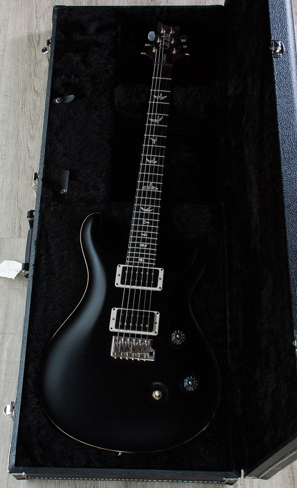 PRS Paul Reed Smith Custom 24 Electric Guitar, Pattern Thin, Hard Case - Flat Black
