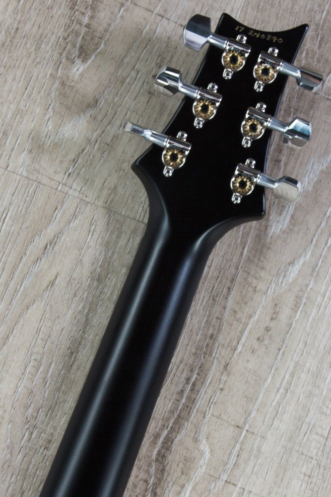 PRS Paul Reed Smith Custom 24 Electric Guitar, Pattern Thin, Hard Case - Flat Black