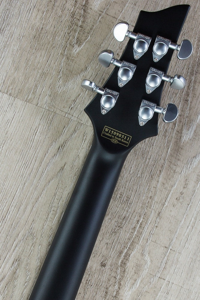 Schecter Damien Platinum-6 FR S Floyd Rose Sustainiac Electric Guitar - Satin Black