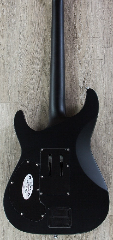 Schecter Damien Platinum-6 FR S Floyd Rose Sustainiac Electric Guitar - Satin Black