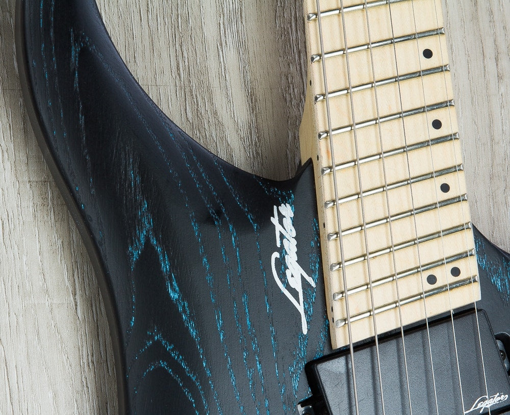 Legator GHFB6 Ghost Bolt-On Fanned Fret 6-String Electric Guitar - Blue Ash (B-STOCK)