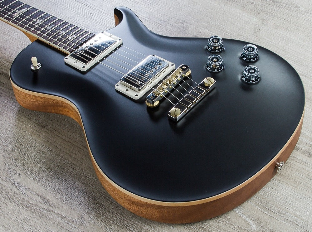 PRS Paul Reed Smith Singlecut 594 Electric Guitar, Pattern Vintage, Hard Case - Flat Black