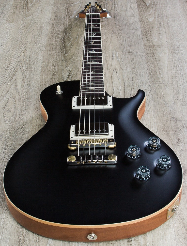 PRS Paul Reed Smith Singlecut 594 Electric Guitar, Pattern Vintage, Hard Case - Flat Black