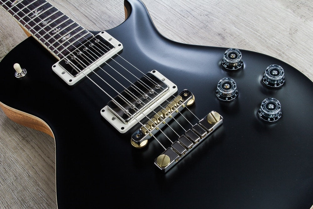 PRS Paul Reed Smith Singlecut 594 Electric Guitar, Pattern Vintage, Hard Case - Flat Black