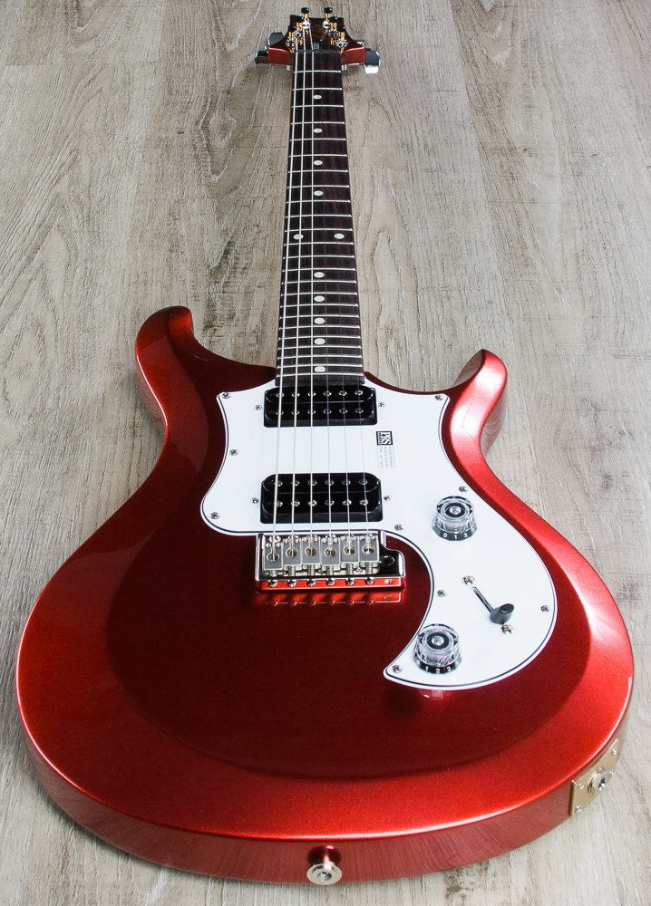 2017 PRS Paul Reed Smith S2 Standard 24 Electric Guitar, Rosewood Fretboard, Gig Bag - Red Metal
