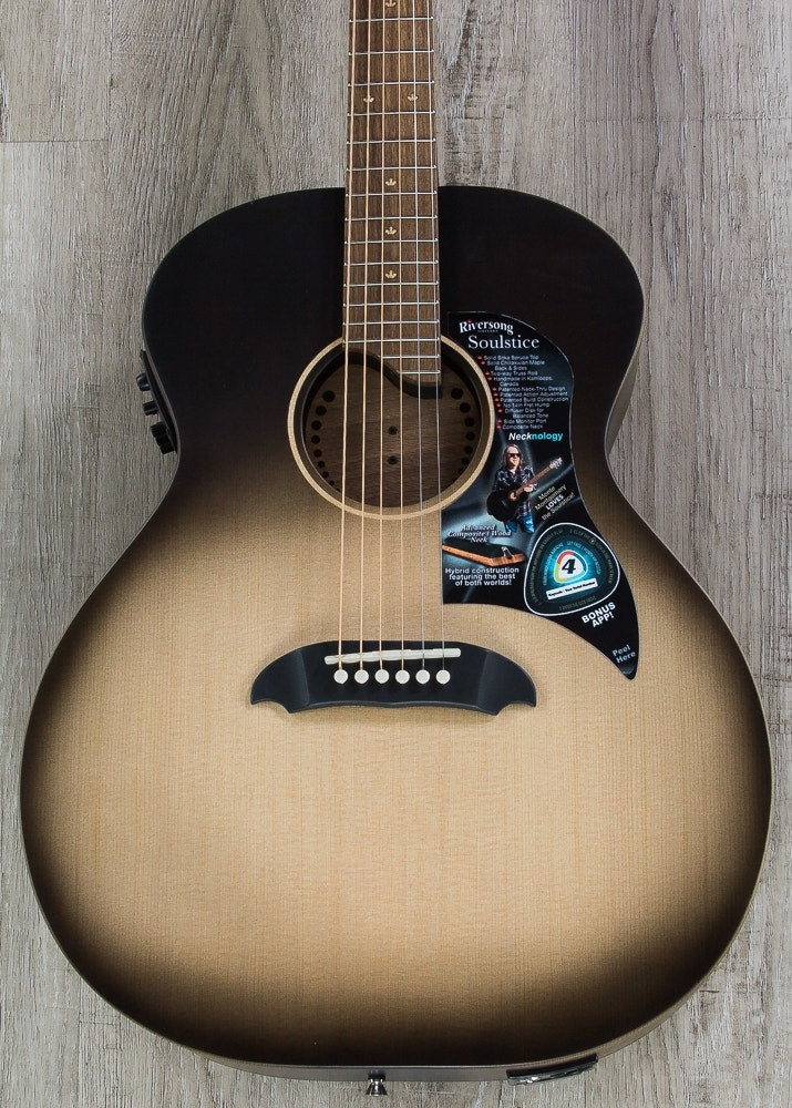Riversong Soulstice Series Deluxe Acoustic-Electric Guitar - Harvest Burst