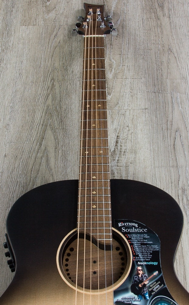 Riversong Soulstice Series Deluxe Acoustic-Electric Guitar - Harvest Burst