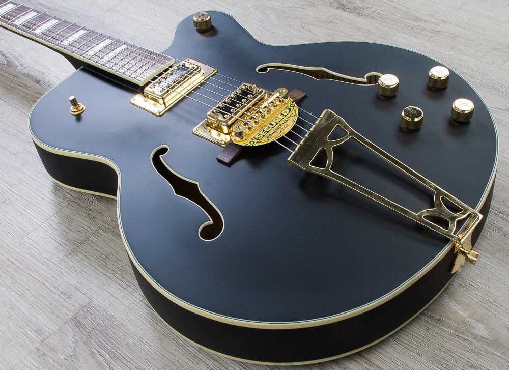 Gretsch G5191BK Tim Armstrong Signature Electromatic Hollowbody Electric Guitar - Black
