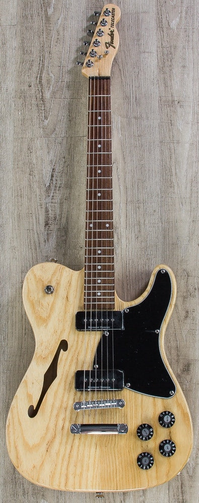 Fender Jim Adkins JA-90 Telecaster Thinline Electric Guitar, Rosewood Fingerboard - Natural