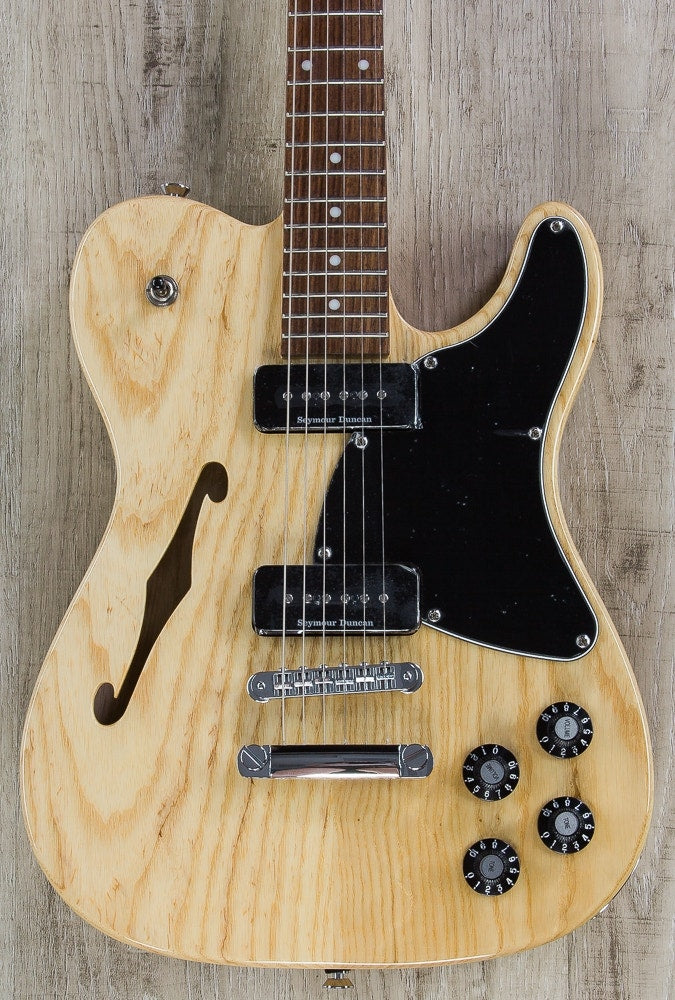 Fender Jim Adkins JA-90 Telecaster Thinline Electric Guitar, Rosewood Fingerboard - Natural