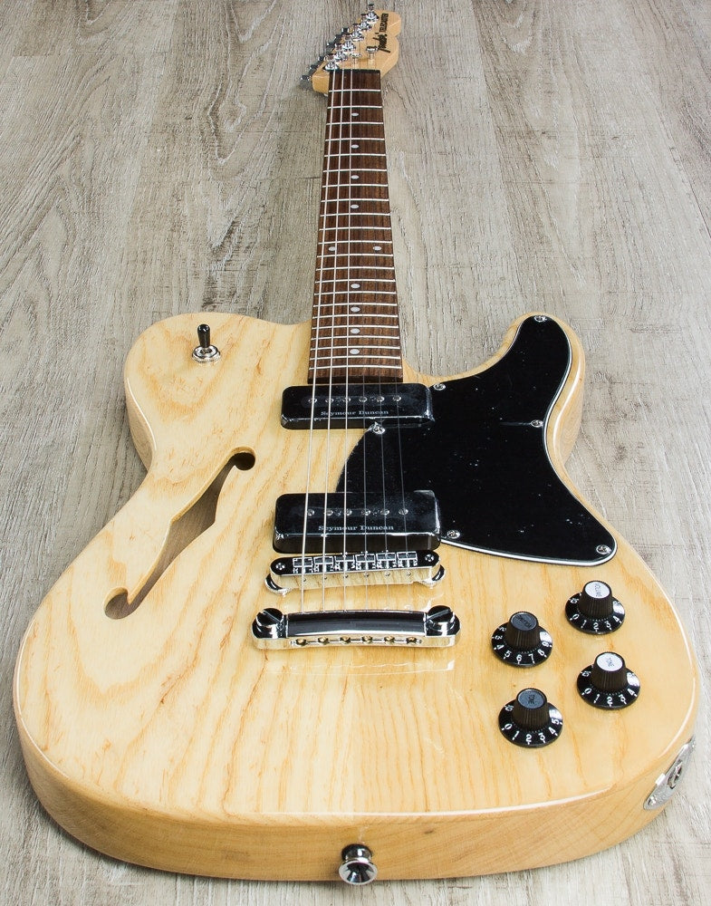 Fender Jim Adkins JA-90 Telecaster Thinline Electric Guitar, Rosewood Fingerboard - Natural