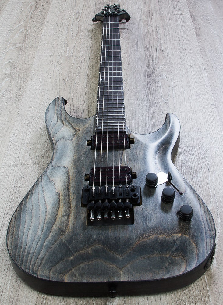 Schecter C-1 FR Apocalypse Electric Guitar, Floyd Rose - Rust Grey