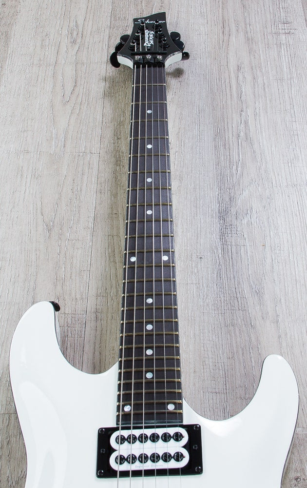 Schecter C-1 FR "City Of Evil" Electric Guitar with Seymour Duncan Pickups - Gloss White