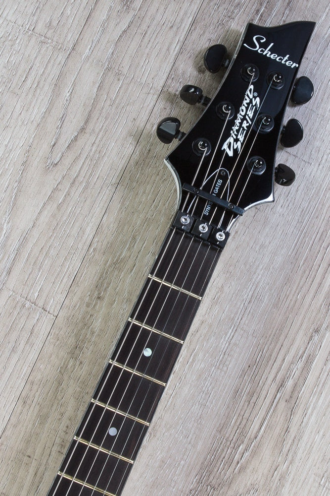 Schecter C-1 FR "City Of Evil" Electric Guitar with Seymour Duncan Pickups - Gloss White