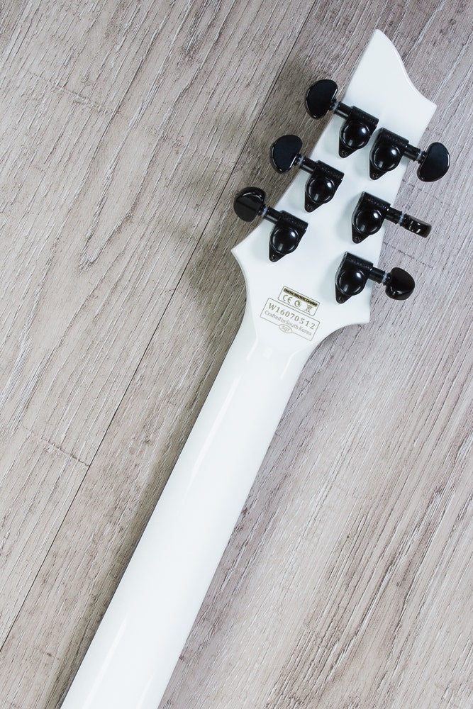 Schecter C-1 FR "City Of Evil" Electric Guitar with Seymour Duncan Pickups - Gloss White