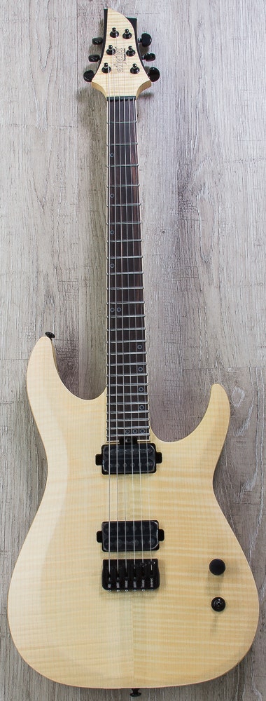 Schecter KM-6 MKII Keith Merrow Signature Electric Guitar with Seymour Duncan Pickups in Natural Pearl