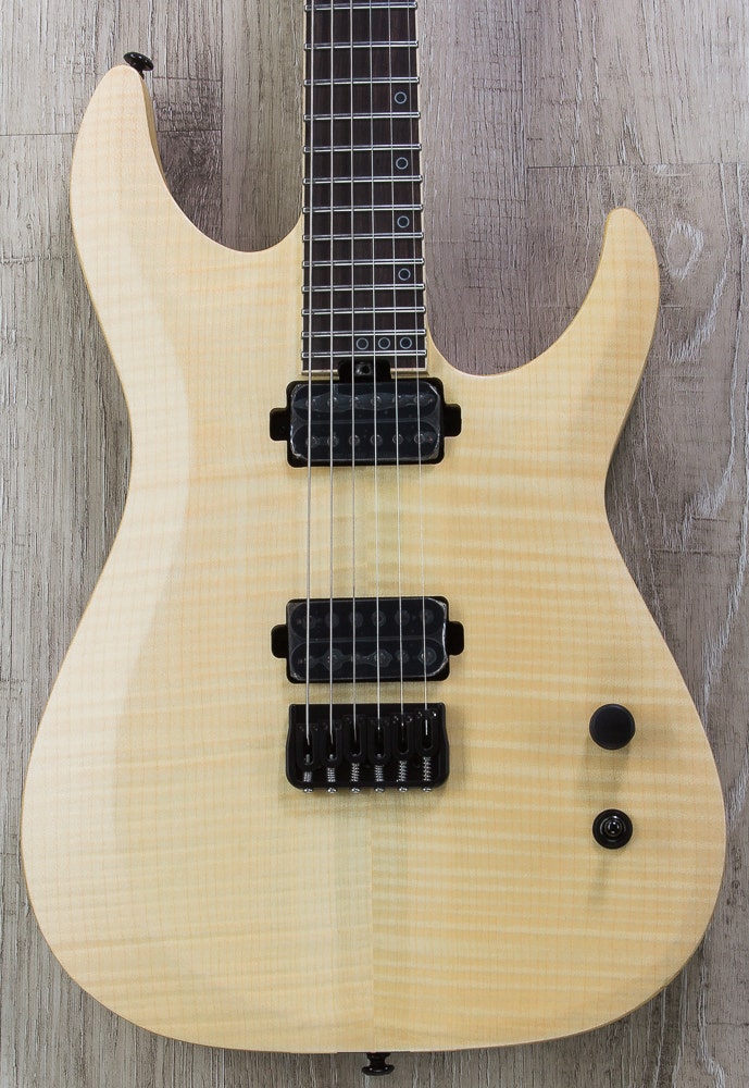 Schecter KM-6 MKII Keith Merrow Signature Electric Guitar with Seymour Duncan Pickups in Natural Pearl