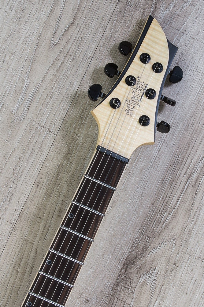 Schecter KM-6 MKII Keith Merrow Signature Electric Guitar with Seymour Duncan Pickups in Natural Pearl