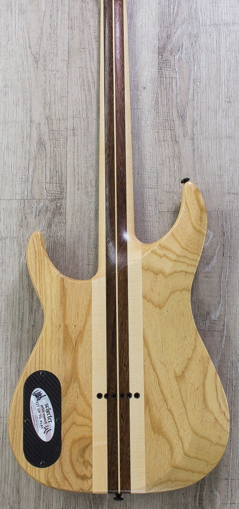 Schecter KM-6 MKII Keith Merrow Signature Electric Guitar with Seymour Duncan Pickups in Natural Pearl