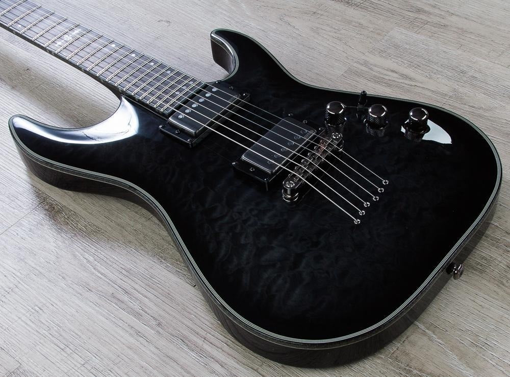 Schecter Hellraiser Hybrid C-1 Electric Guitar - Trans Black Burst
